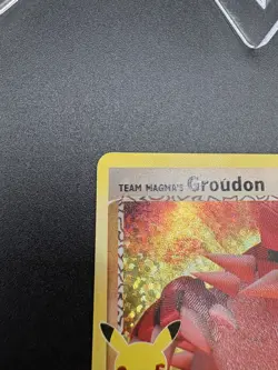 Team Magma's Groudon 9/95 Celebrations Classic Collection Holo Pokemon Card - Image 2