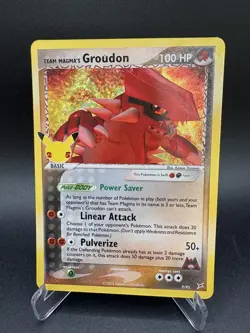 Team Magma's Groudon 9/95 Celebrations Classic Collection Holo Pokemon Card - Image 4