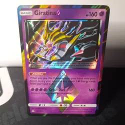 Giratina 58/156 - Sun & Moon Ultra Prism Holo Rare Pokemon Card - Image 1