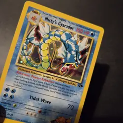 Pokemon Card - Misty's Gyarados 13/132 Gym Challenge Holo Rare WOTC - NM - Image 4