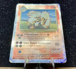 Arcanine (36/110) ~ Legendary Collection 2002 Reverse Holo Pokemon TCG Card DMG - Image 4