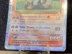 Arcanine (36/110) ~ Legendary Collection 2002 Reverse Holo Pokemon TCG Card DMG - Image 5