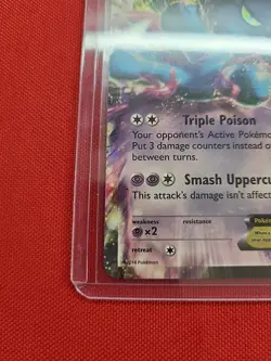 Toxicroak EX 41/106 ULTRA RARE XY Flashfire Pokemon card TCG NM HOLO 2016 - Image 5