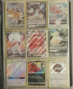 Pokemon Card Bundle With Album. - Image 1