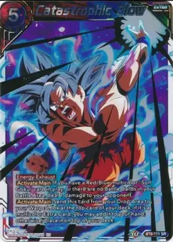 Dragon Ball Super Card Game Masters Catastrophic Blow BT9-111 SR NM - Image 1