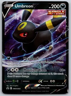 Umbreon V SWSH203 SWSH: Sword & Shield Promo Cards NM Pokemon Card TCG - Image 1