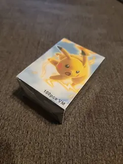 Sealed 100 Pokemon Cards VMAX Lot - Rainbow Rare Holo Full Art - Pikachu Box - Image 1