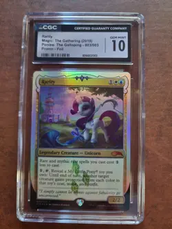 MTG Ponies the Galloping Rarity CGC Gem Mint 10 My Little Pony Card - Image 1