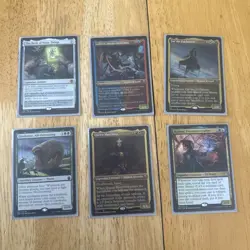 Magic the Gathering 6 mythic rares as seen NM *COMMANDER* - Image 1