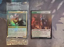Torens, Fist of the Angels (Prerelease Foil Sealed) w/ Human Soldier Token (VOW) - Image 1