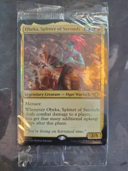 Obeka, Splitter of Seconds (OTJ Prerelease Foil Sealed) - Image 1
