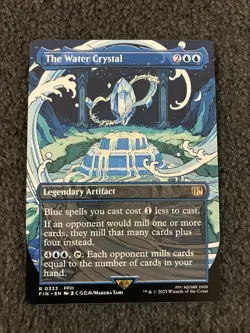 Magic The Gathering MTG - The Water Crystal (Borderless) - FIN - Image 1