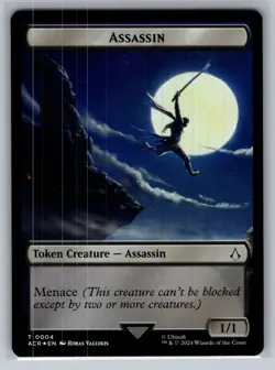 Assassin // Emblem - The Capitoline Triad Double-Sided Token T Universes Beyond: - Image 2