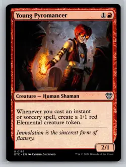 Young Pyromancer U Commander: Outlaws of Thunder Junction 185 NM - Image 1