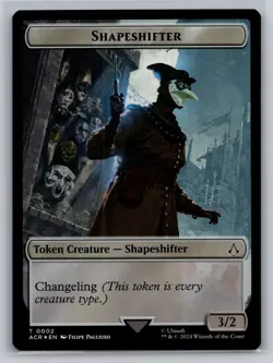 Assassin // Shapeshifter Double-Sided Token T Universes Beyond: Assassin's Creed - Image 1