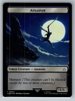 Assassin // Shapeshifter Double-Sided Token T Universes Beyond: Assassin's Creed - Image 2