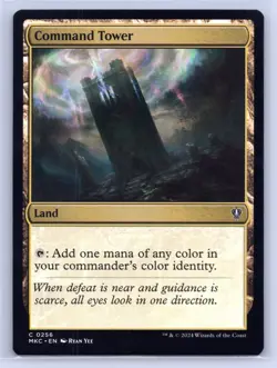 Magic the Gathering Command Tower C Commander: Murders at Karlov Manor 256 NM - Image 1