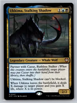 Ukkima, Stalking Shadow M Commander: Outlaws of Thunder Junction 247 NM - Image 1