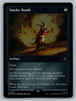 Smoke Bomb (Foil Etched) U Universes Beyond: Assassin's Creed 259 NM - Image 1