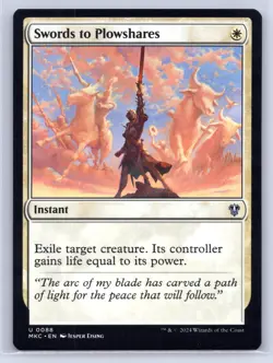 Magic the Gathering Swords to Plowshares U Commander: Murders at Karlov Manor 88 - Image 1