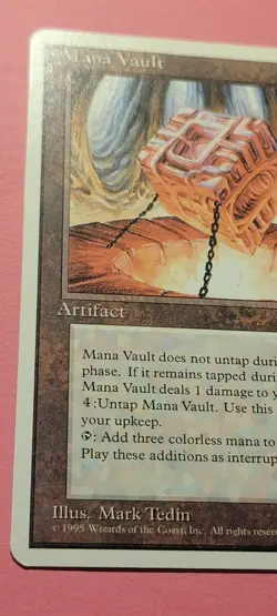 Mana Vault Fourth Edition 4th MTG Magic the Gathering Mark Tedin - Image 5