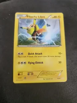 Pokemon TCG Pikachu Libre Non Holo 14/30 XY Trainer Kit NM - Image 1