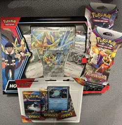 Pokemon TCG: Scarlet and Violet Hop's Zacian ex Box Sealed & Holiday Calendar - Image 1