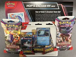 Pokemon TCG: Scarlet and Violet Hop's Zacian ex Box Sealed & Holiday Calendar - Image 2