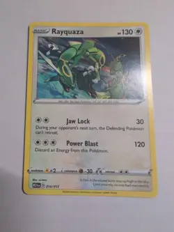 Rayquaza 2025 McDonald’s Happy Meal Pokemon Promo Card M24 014/015 - Image 1