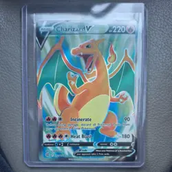 Charizard V - 153/172 Brilliant Stars Near mint Ultra Rare Pokemon TCG Card - Image 1
