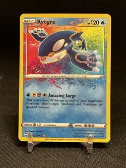Pokemon TCG Shining Fates Kyogre 021/072 Amazing Rare - Image 1