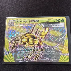 Pokemon 2016 XY Steam Siege Yanmega Break Full Art Holo #8/114 - Image 1