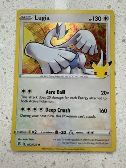 Pokemon TCG Lugia Celebrations Holo 022/025 - Image 1