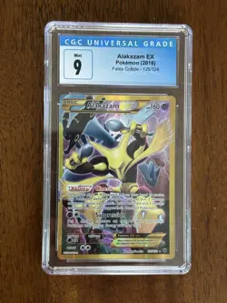 Alakazam EX 125/124 Fates Collide CGC 9 MINT Pokemon 2016 - Image 1