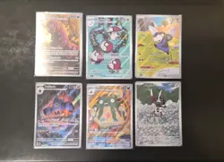 Pokemon TCG White Flare Black Bolt Illustration Rares Lot 128 141 142 124 96 NM - Image 1