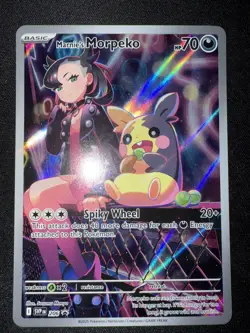 Pokemon TCG Marnie's Morpeko SVP 206 Rival Battle Deck Black Star Promo - Image 1