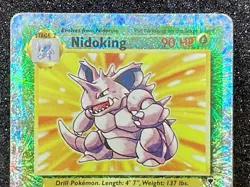 Nidoking (31/110) ~ DMG Legendary Collection 2002 Reverse Holo Rare Pokemon TCG - Image 2