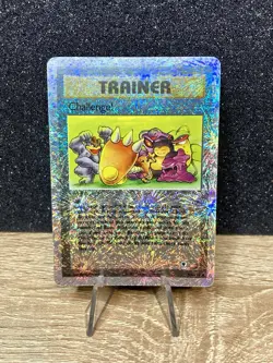 TRAINER Challenge! 106/110 HP Legendary Collection 2002 Reverse Holo Pokemon TCG - Image 1