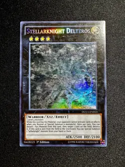 Yu-Gi-Oh! "Stellarknight Delteros" DUEA-EN053 | Ghost Rare | MP Faded - Image 1