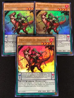 Yugioh Dragoons of Draconia SECE-ENSP1 Ultra X3 (LP) - Image 1