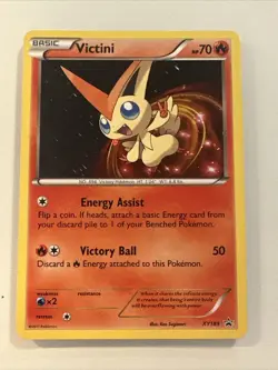 Victini - XY189 - Pokemon Promo XY Holo Rare Card LP - Image 1