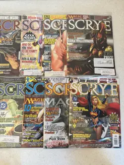 Vtg Scrye Magazine Lot Of 14. Various Issues. 2005-2006. Most Sealed With Cards. - Image 2