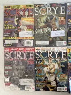 Vtg Scrye Magazine Lot Of 14. Various Issues. 2005-2006. Most Sealed With Cards. - Image 5