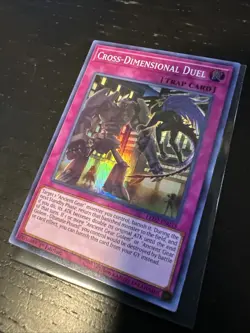 1ST EDITION CROSS-DIMENSIONAL DUEL 1996 LED2-EN033 YUGIOH CARD - Image 2