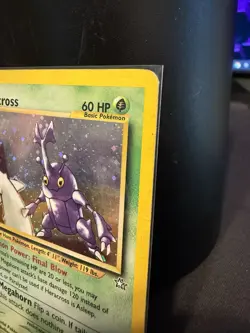 Pokemon TCG Heracross Neo Genesis Holo Card 6/111 Unlimited Rare - Image 2