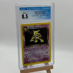 CGC 8.5 Dark Alakazam Team Rocket 1st Edition 1/82 Holo Pokemon Card Graded - Image 1