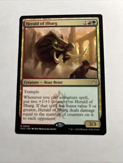 Herald of Ilharg - Ravnica: Clue Edition MTG Plus Bonus Card!!! - Image 1