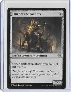 MTG Chief of the Foundry Kaladesh (KLD) Uncommon Magic Card #200/264 Unplayed - Image 1