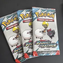 Journey Together Fun Pack 3 Pokemon Cards New And Sealed - Image 1