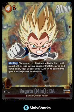 DRAGON BALL SUPER CARD GAME VEGETA MINI: DA FB06-084 - Image 1